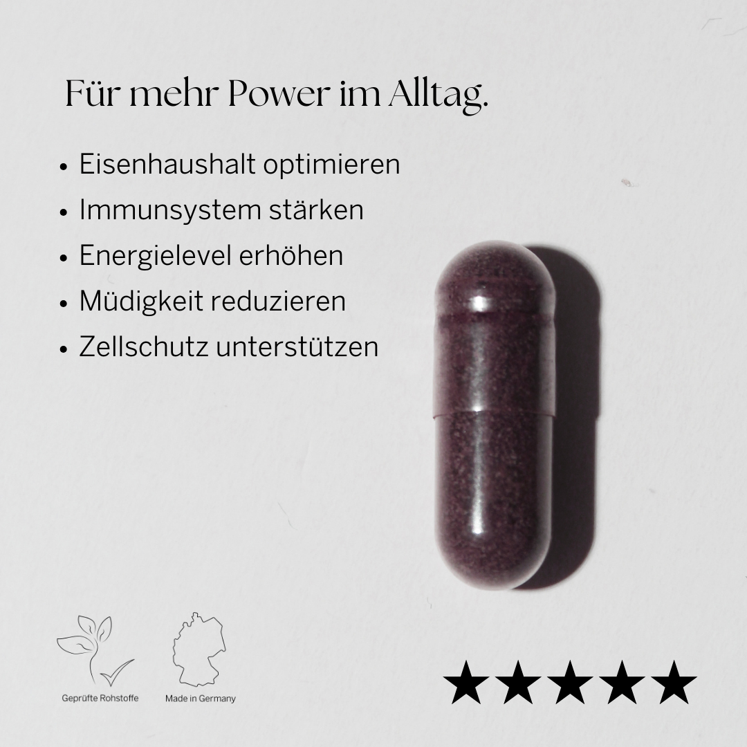 Pflanzliches Eisen + Vitamin C